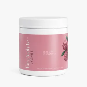 Lychee Flavor Electrolyte Drink Mix - Low Sugar, Mini Travel-Size Dietary Supplement with Magnesium Citrate, Vitamin, Fitness & Muscle Support for Health Nutrition Wellness