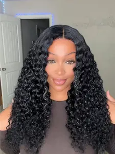 Wavytalk Glueless Water Wave Wig with Invisible Drawstring 100% Human Hair 9x6 HD Closure Natural Hairline Pre Plucked Pre Cut Wear and Go Beginner Friendly with 1 Year Warranty #SummerVibes
