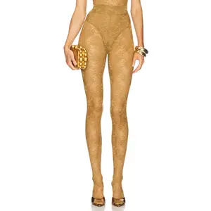 Alex Perry Lace Stocking in Khaki