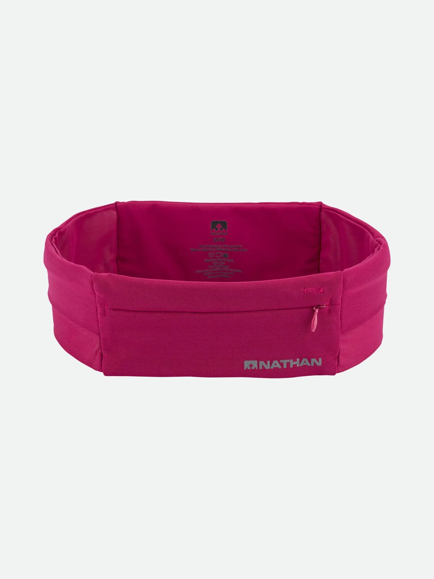 NATHAN The Zipster Lite Men's Fanny Pack - Waistpack with 2 Zippers, Weatherproof Zip-Pocket Design, Lightweight Mesh, Comfort Fit, Medium Smartphone Compatibility, Ample Storage (Luggage & Bags, Men's Belt Bags)