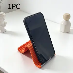 1pc 2026 Bestselling Phone Stand Silicone Desktop Tablet Laptop Rack, Creative Compact Foldable Lazy Stress Relief Stand, Travel Accessories