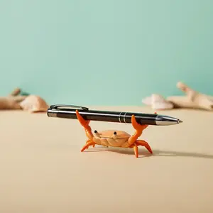 Realistic Crab Shaped Pen Holder, Pen Cups, Creative Cute Desktop Organizer, Multifunctional Stationery, Office and Home Decor, Summer Gift, Desk Accessories, Birthday Present