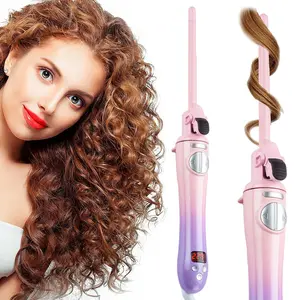 Hair Curler, Auto Curling Wand, 1 Box Hair Curling Iron with LED Display, Hair Styling Tool for Women & Girls, Professional Hair Styling Tool for Home & Salon Use