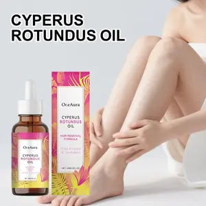 Cyperus Rotundus Oil Hair Removal Body Hair Remover, Armpit Leg Arm Hair Growth Inhibitor, Depilatory Reduce Ingrown Hair, Body Moisturizing Oil