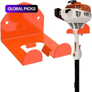 Heavy-Duty Steel Weed Trimmer Wall Rack, Organize Your Garage with Metal Tool Storage, Ideal for Lawn Mower and Hedge Trimmer, Garden Tool Organizer, Yard Tool Rack #GLOBAL PICKS