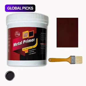 Metal Rust Proof Paint (1kg, 3kg) for Steel & Aluminum, Garage Door, Fence, Pipe, Car Parts, Machinery, High Temperature Resistant, Fast Drying, Prevent Rust, Prevent Corrosion, Rust Inhibitor Paint, Metal Primer #GLOBAL PICKS
