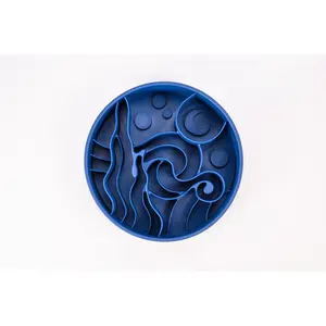 Starry Night Slow Feeder Bowl