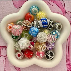 Fancy bead mix for crafting - a variety of sparkling beads that will enhance your projects. You get 10 pieces in each bag.