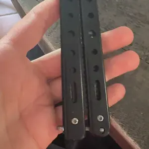 Butterfly Practice Comb Foldable Men's Steel Training Tool, Unsharpened Stainless Steel, Outdoor Beginner Use, 1pc