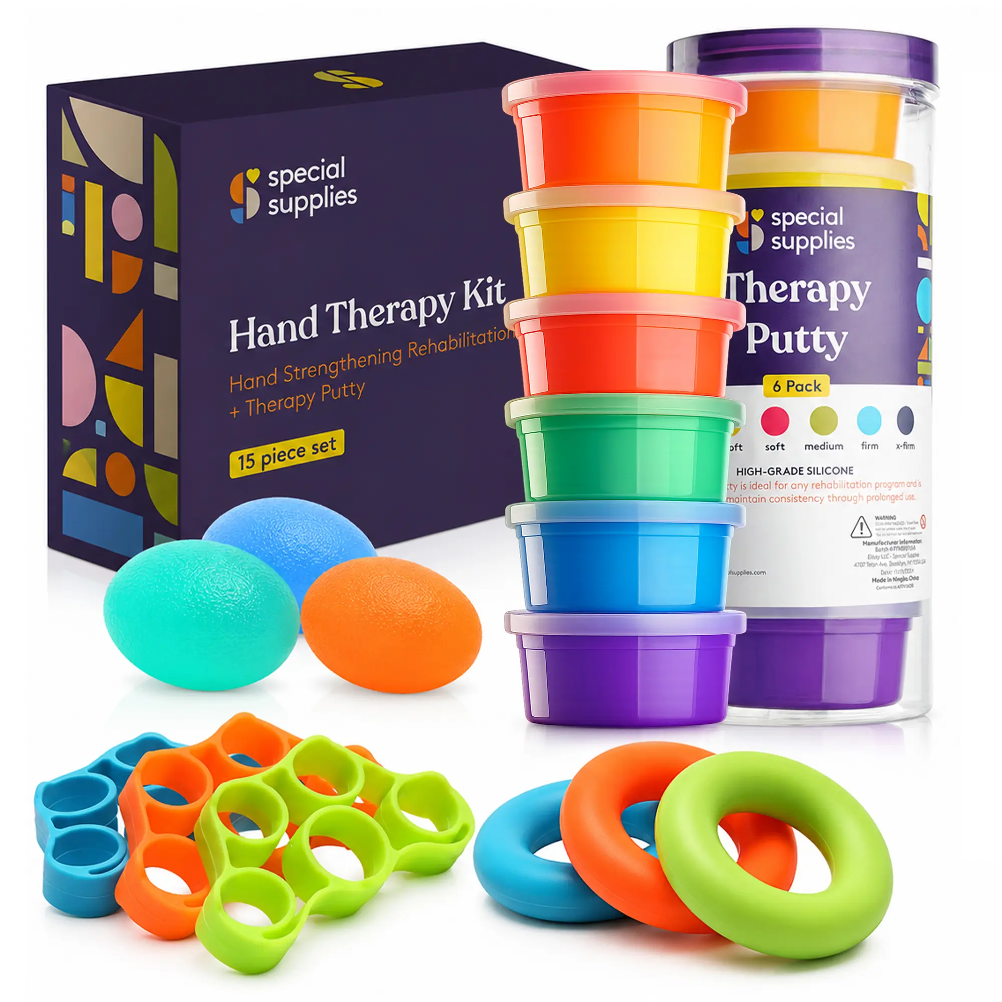 15-Piece Hand Therapy Kit