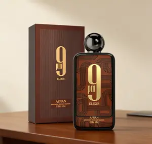 9 PM Elixir Unisex Extrait de Parfum 100ml | Intense Woody Amber Gourmand | Super Long-Lasting High-Concentrate Fragrance