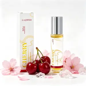 10ML Pure Cherry Skincare Pheromone Oil - Roll-On Subtle Essential Oil, Sweet Cherry Body Oil for Men and Women, Dating Traveling Home, Cherry Scent, Unisex Fragrance