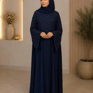 #71 Dubai luxury butterfly abaya with belt inside