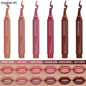 Long Lasting Liner & Stain Lip Makeup Pen, Waterproof Transfer-Proof, 24hour Wear, Easy Coloring, Non-Clumping Texture, Lipliner