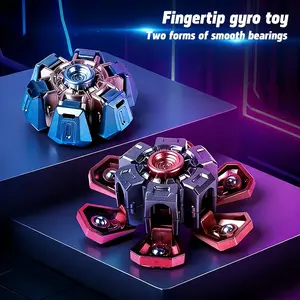 Creative Finger Gyroscope Mechanical Transformer Robot Toy, Stress Relief Fidget for Adults and Kids, Anxiety Reduction Technology Gift
