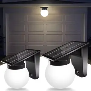 Solar Wall Lights Outdoor Waterproof Solar Front Porch Light Solar Powered LED Lights Backyard Garden Fence Patio Front Door Landscape Lighting