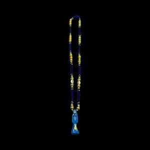 Santa Muerte Blue Rosary