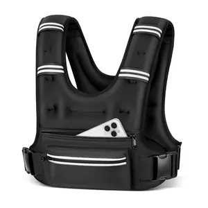 Unisex Weighted Vest (8/12/16/20 lbs) - Supports Bone Health, Boosts Core Strength for Running, Weight Training