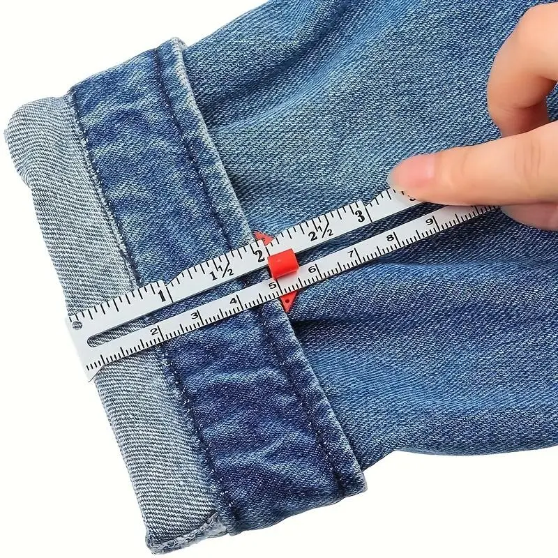 Sewing Gauge, 1 Count Sewing Ruler, Sewing Measuring Tool, Sewing Tools, Precise Measurements Of Fabrics, Hems, and Sewing Projects, Sewing Supplies, Sewing Accessories, Crafting Sewing Tools, Sewing Rulers For Fabric, Sewing Products