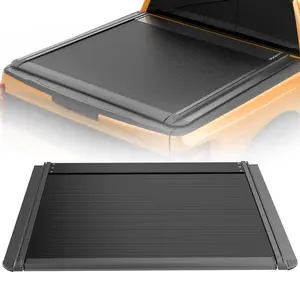 Retractable Hard Tonneau Cover, 5.5 FT Heavy Duty Retractable Truck Bed Cover For Ford F-150 2009-2025, For Dodge Ram 1500, For Toyota Tundra with 5.5’ (66") Truck Bed, with Mechanical Lock & T-Slot