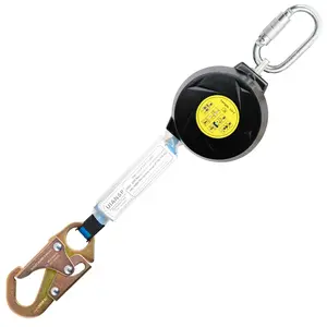 6FT Self Retracting Lifeline Fall Protection Retractable Safety Lanyard Rectracting Lifeline Personal Fall Arrest Protection ANSI Self Retractable Gear for Roofing Construction
