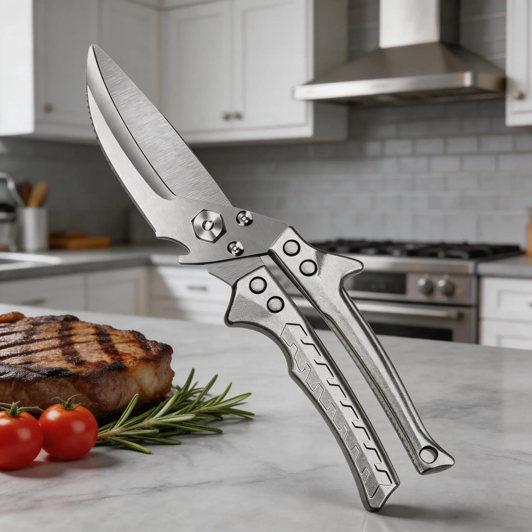 Heavy Duty Stainless Steel Detachable Multi-Function Kitchen Poultry Scissors for Cooking
