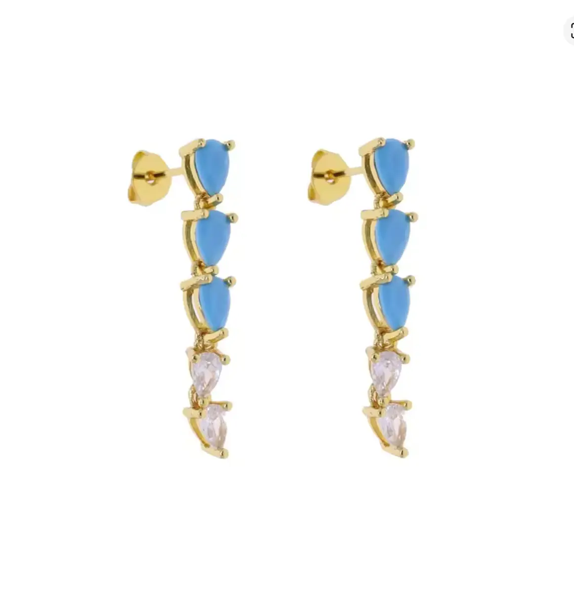 TURQUOISE RAIN DROP