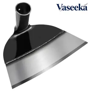 Vaseeka rake Heavy-Duty Carbon Steel Garden Hoe for Weeding & Turf Removal Durable Handheld Tool Metal Construction Ideal for Gardening