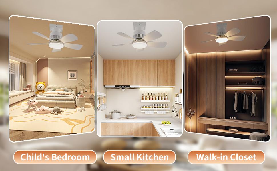 Light Socket Fan with Remote (Pairing Required), Ultra-Quiet High-Speed Fan, Adjustable 2800K–6000K LED Lighting, Memory Save, Built for Closets, Kitchens,  Attics, Kids Rooms & Compact Spaces