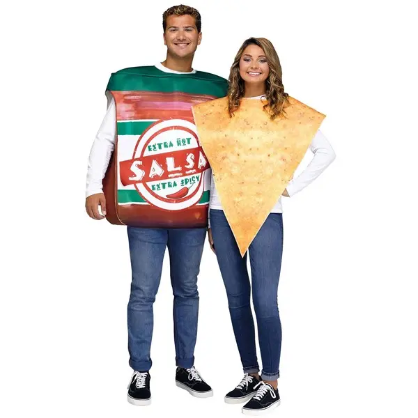 Adult Chips and Salsa Couple's Costume