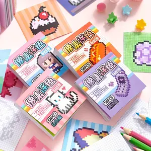 200pcs Pixel Coloring Sticker Book - Journal Decoration, Scrapbooking, DIY