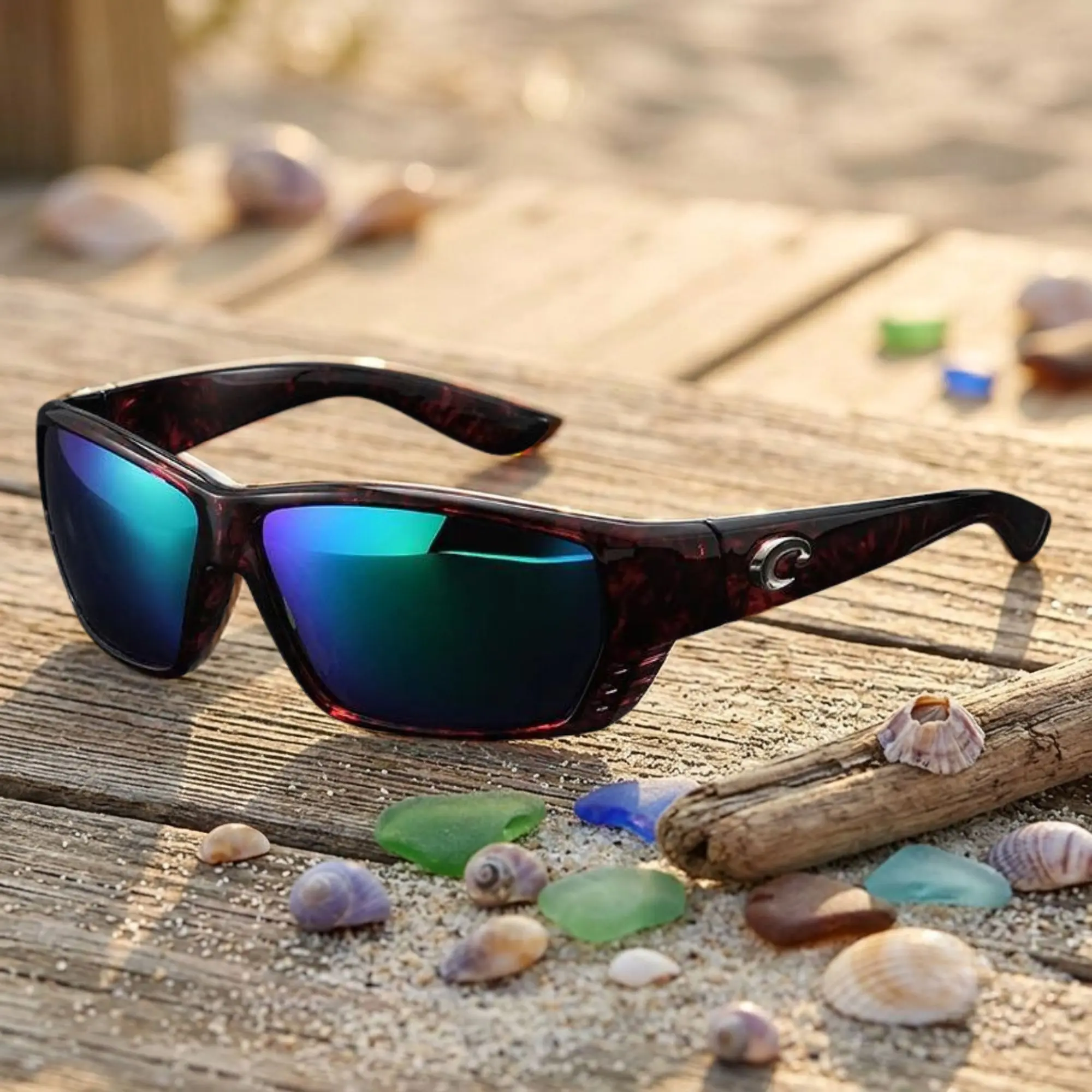 Costaego Men's Polarized Sunglasses - UV400 Protection, Ideal for Beach, Travel