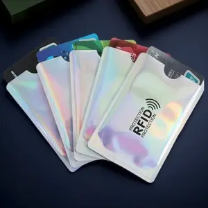 5 Ultra-Thin Anti-Scan Card Wallet, Rfid Shielding, Durable Travel ID Holder, Secure Credit Card Protector, Portable Identity Theft Guard