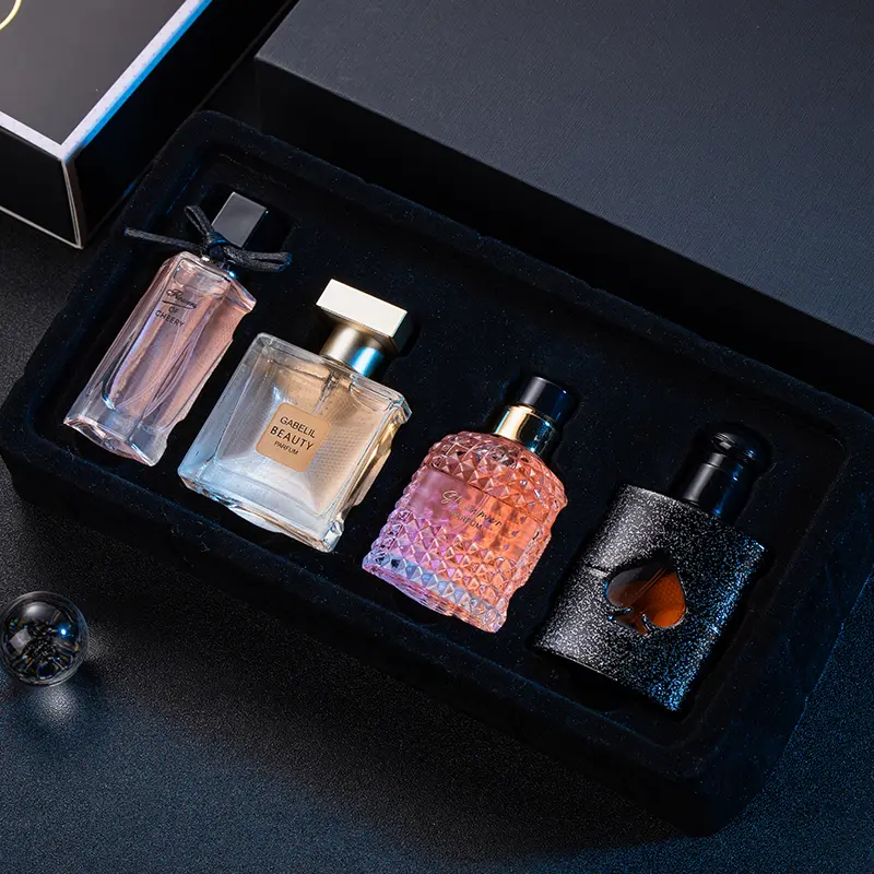 4-in-1 Unisex Perfume Gift Set with Long-Lasting, Fresh and Light Aromatic Scent, Retail-Packaged Fragrance Collection, Gift Sets, Aromatic Scent Unisex Fragrance, Perfume Set Unisex Fragrance