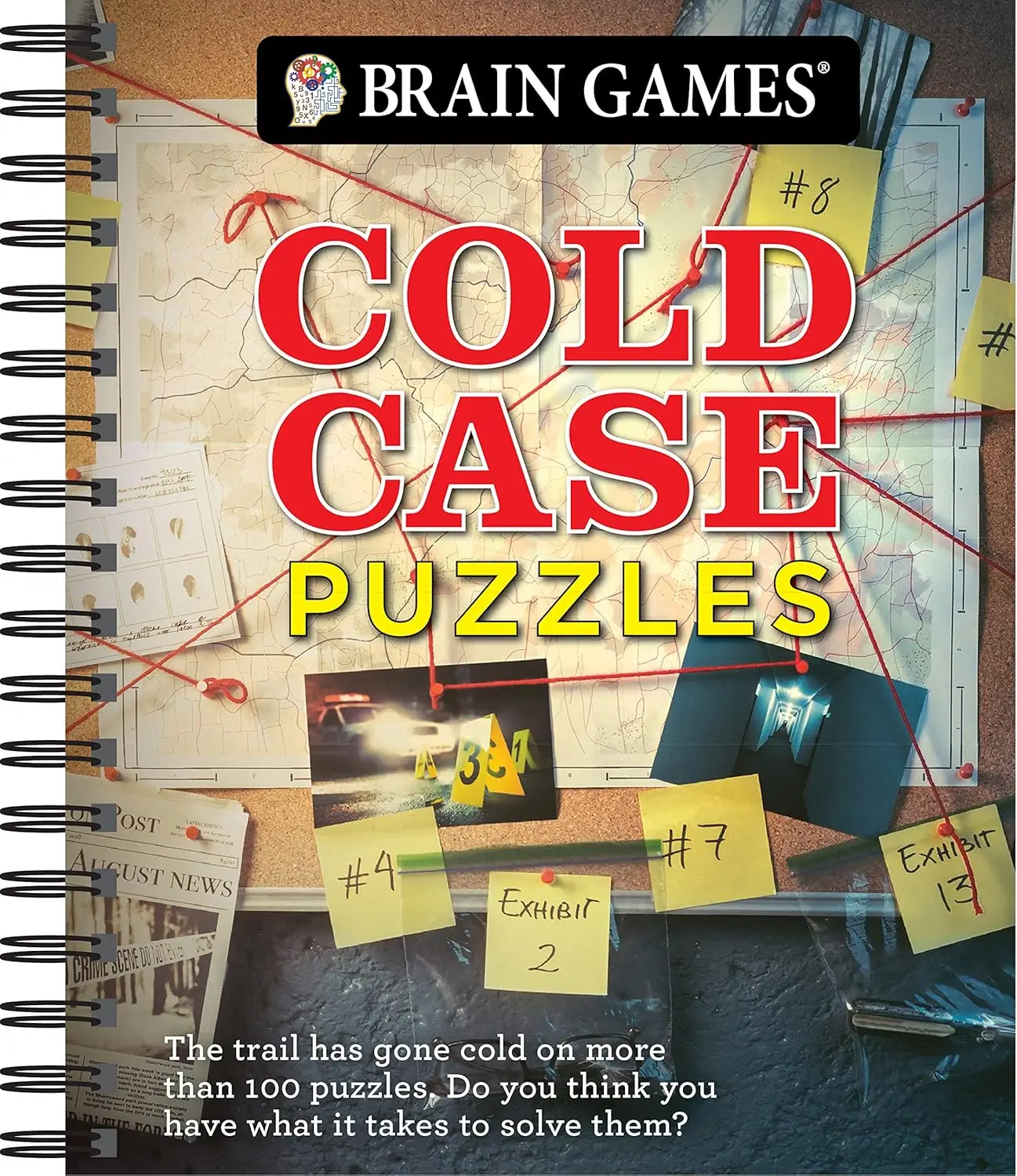 Children's Logical Brain Games English Activity Book - Self-Adhesive Cold Case Puzzles, Brain Teasers to Enhance Cognitive Skills (Children's & Infants' Activity Book)