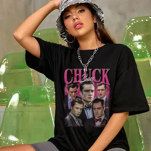 Retro Chuck Bass T-shirt - Chuck Bass Gossip Girl Sweatshirt, Chuck Bass Hoodie, Chuck Bass T-shirt, Chuck Bass T-shirt, Chuck Bass