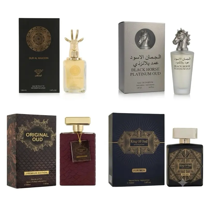 Men's Oud Cologne Collection - 4 Great Colognes - 3.4oz Each - Fragrance Set
