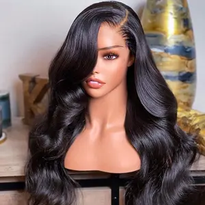 Body Wave 13x6 Glueless Wigs Human Hair Ready To Wear 200 Density HD Lace Frontal Wigs For Black Women Pre Plucked Beginner Friendly