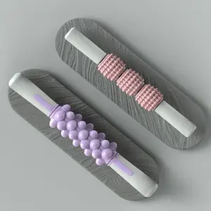 Spiky Muscle Massage Roller Stick, Deep Tissue Fascia Roller for Legs, Yoga Recovery & Muscle Relaxation, Tension Relief Body Massager