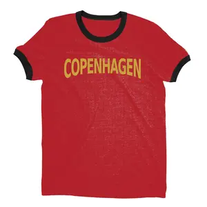 Copenhagen Ringer Tee Retro Style Men's T-Shirt — NYC Factory