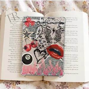 Girly Grunge Kindle Insert/Lucky Kindle Case Insert / booktok/ bookish merch/ clear case insert/ edgy