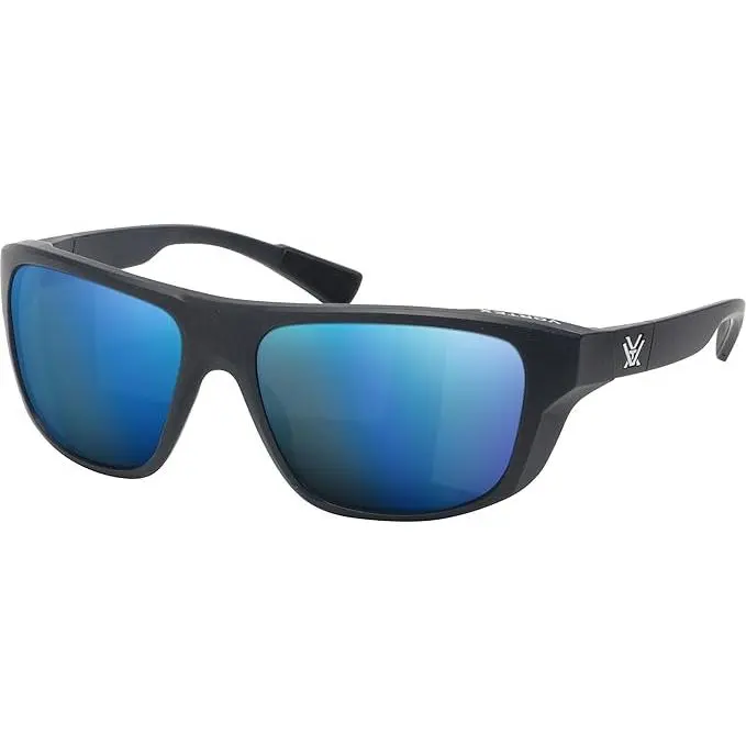 Vortex Optics Jackal Sunglasses, Ballistic-Rated & Shatterproof Unisex Tactical Eyewear, Full Frame with Polarized UV Lenses, Blue Mirror, Tactical Accessories, Anti-Reflective Properties, Anti-Scratch Coating, Rigorous, Intense Activities