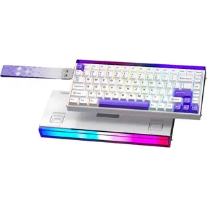 Aula Hero 84 HE - 75% Mechanical Gaming Keyboard Wired,  Switches Hot Swappable Hall Effect Keyboard, Rapid Trigger Mode 8000Hz Polling Rate, RGB Neon Light Box, Gamers Keyboards for PC/