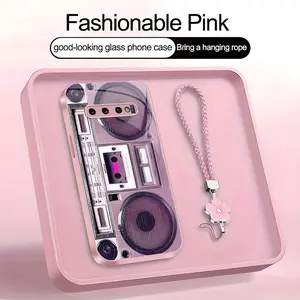 Suitable for [Galaxy S10 Plus] high-end women's phone case🤩,retro cassette tape pattern, fun and appealing🥰✨, drop-resistant, affordably priced，fingerprint-resistant  YM99