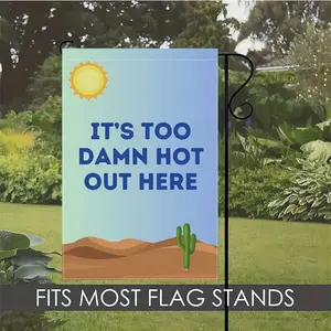 Summer Fun Good Hot Garden Flag Double-sided Polyester Fabric Outdoor Decor Home and Garden Roadless Desert Pattern  Seasonal Display Doublesided Flag Decorative Banner Lightweight Decor Summer Flag Seasonal Flag Home