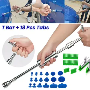 Short/long T bar Car Body Slide Hammer Set Car Body Slide Hammer Paintless Dent Repair Tool Puller Lifter Hail Removal Tool