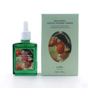Dr.Althea Gentle Vitamin C Serum - Green Tea & Hyaluronic Acid Infused, Lightweight Soothing Moisturizer for Hydrating Radiant Sensitive Skin (30ml)