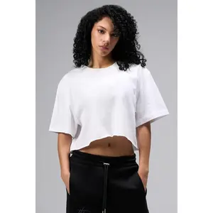 Dura Cotton Oversized Cropped Tee