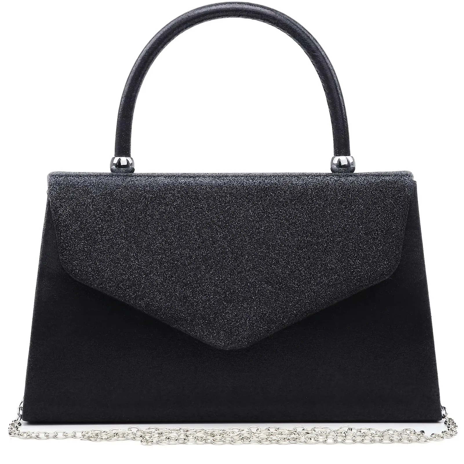 Women's Evening bag Party Clutches pink adjustable Wedding cute Purses Cocktail Prom Handbags with Frosted Glittering