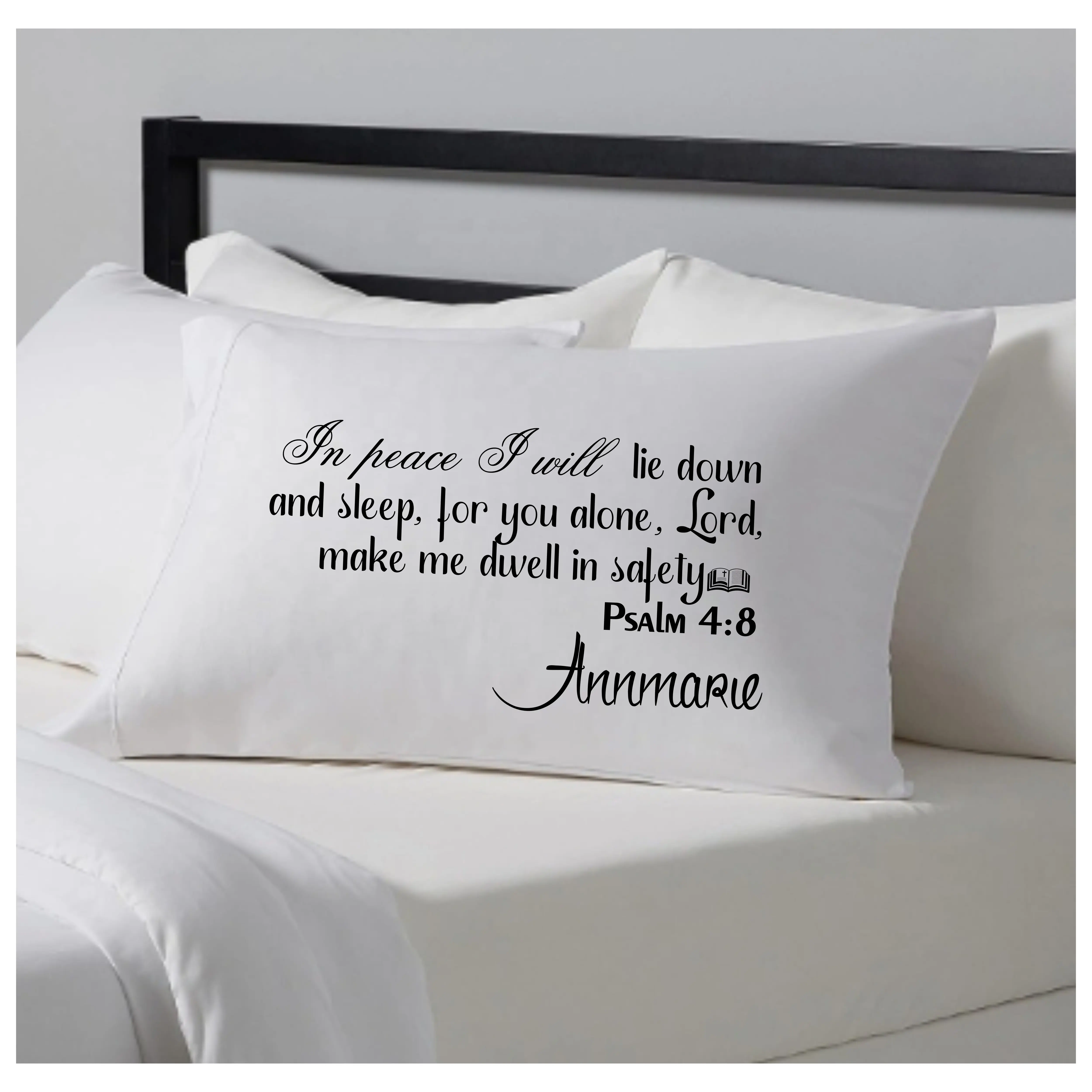 Personalized Prayer Pillowcase with Name and Scripture | Comfort Gift